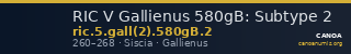 RIC V Gallienus 580gB: Subtype 2 — CANOA