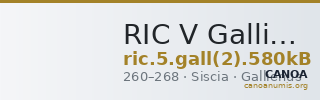 RIC V Gallienus 580kB — CANOA