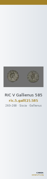 RIC V Gallienus 585 — CANOA
