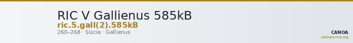 RIC V Gallienus 585kB — CANOA
