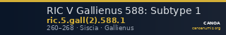 RIC V Gallienus 588: Subtype 1 — CANOA