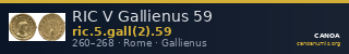RIC V Gallienus 59 — CANOA