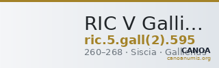 RIC V Gallienus 595 — CANOA