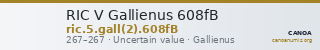 RIC V Gallienus 608fB — CANOA
