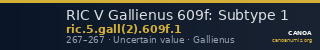 RIC V Gallienus 609f: Subtype 1 — CANOA