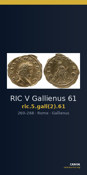 RIC V Gallienus 61 — CANOA