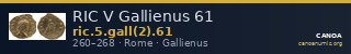 RIC V Gallienus 61 — CANOA