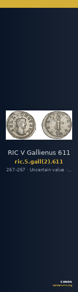 RIC V Gallienus 611 — CANOA