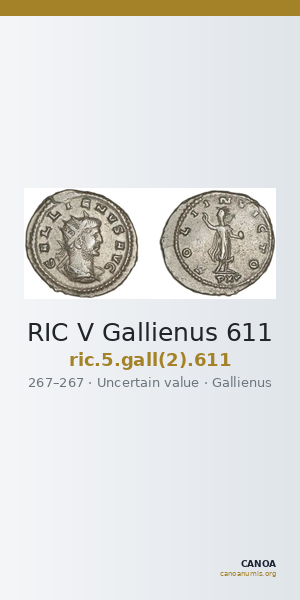 RIC V Gallienus 611 — CANOA