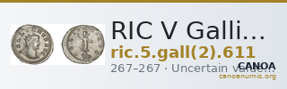 RIC V Gallienus 611 — CANOA