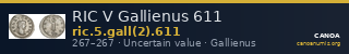 RIC V Gallienus 611 — CANOA