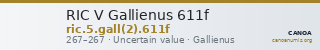 RIC V Gallienus 611f — CANOA
