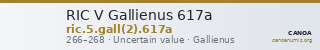 RIC V Gallienus 617a — CANOA