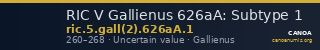 RIC V Gallienus 626aA: Subtype 1 — CANOA