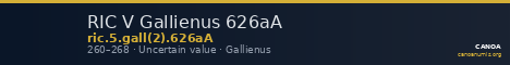 RIC V Gallienus 626aA — CANOA