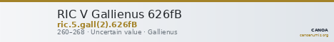 RIC V Gallienus 626fB — CANOA