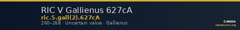 RIC V Gallienus 627cA — CANOA