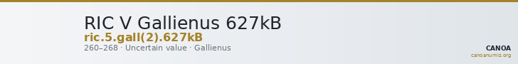 RIC V Gallienus 627kB — CANOA