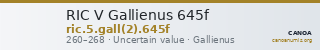 RIC V Gallienus 645f — CANOA