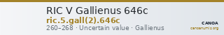 RIC V Gallienus 646c — CANOA