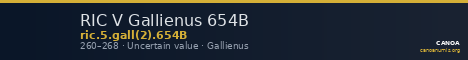 RIC V Gallienus 654B — CANOA