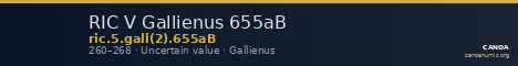 RIC V Gallienus 655aB — CANOA