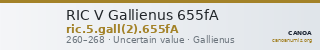 RIC V Gallienus 655fA — CANOA