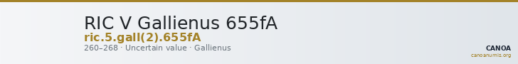 RIC V Gallienus 655fA — CANOA