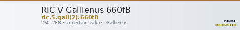 RIC V Gallienus 660fB — CANOA