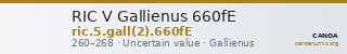 RIC V Gallienus 660fE — CANOA