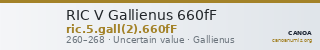 RIC V Gallienus 660fF — CANOA