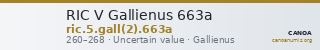 RIC V Gallienus 663a — CANOA
