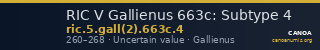 RIC V Gallienus 663c: Subtype 4 — CANOA