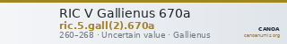 RIC V Gallienus 670a — CANOA