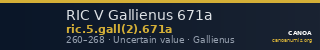 RIC V Gallienus 671a — CANOA