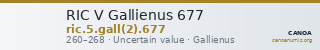 RIC V Gallienus 677 — CANOA