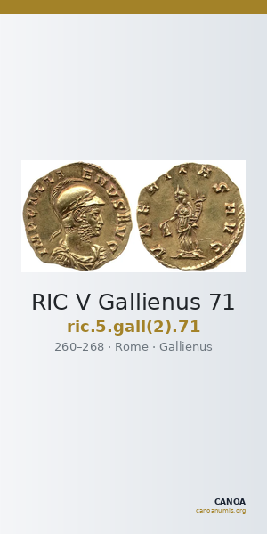 RIC V Gallienus 71 — CANOA
