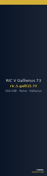 RIC V Gallienus 73 — CANOA