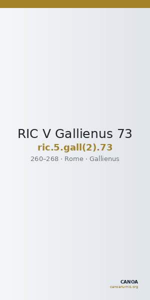 RIC V Gallienus 73 — CANOA