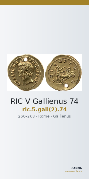 RIC V Gallienus 74 — CANOA