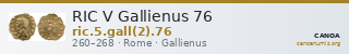 RIC V Gallienus 76 — CANOA