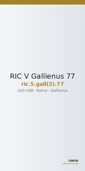 RIC V Gallienus 77 — CANOA