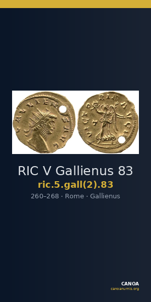 RIC V Gallienus 83 — CANOA