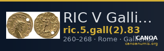 RIC V Gallienus 83 — CANOA