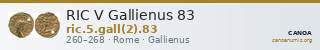RIC V Gallienus 83 — CANOA