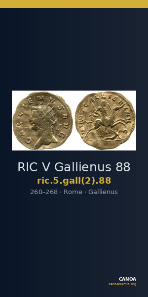 RIC V Gallienus 88 — CANOA