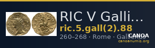 RIC V Gallienus 88 — CANOA
