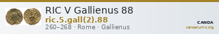 RIC V Gallienus 88 — CANOA