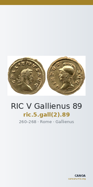 RIC V Gallienus 89 — CANOA