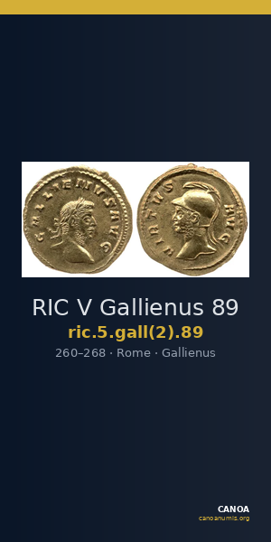RIC V Gallienus 89 — CANOA
